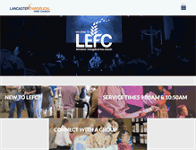 Tablet Screenshot of lefc.net
